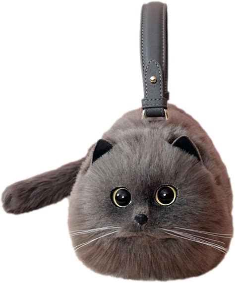 bolso de gato realista